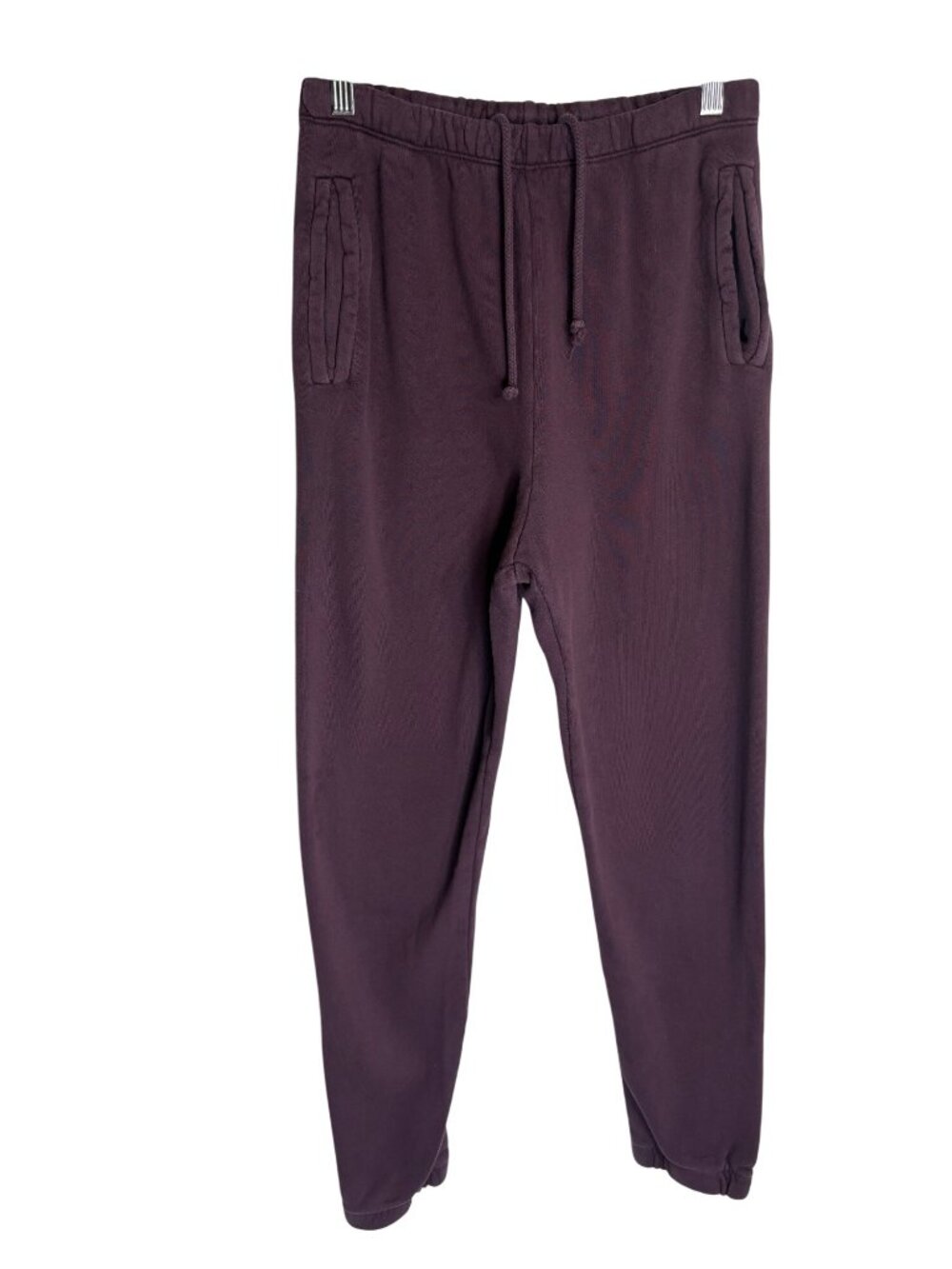 Joah Brown Plum Cotton Joggers-sz M/L